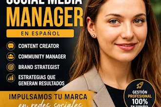 spanish social media content creator community manager brand strategist