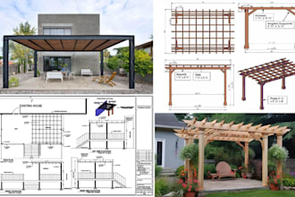 design permit drawings for sunrooms, carports, pergolas and residential projects
