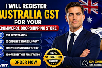 register australia gst for your ecommerce dropshipping store