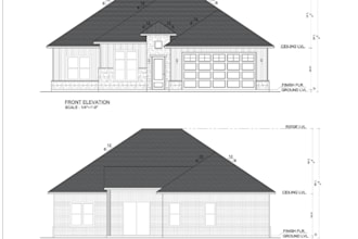 draw your house elevation plan, design commercial facade plan, autocad roof plan