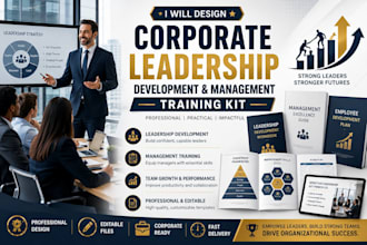 design a corporate leadership development and management training kit