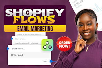 setup shopify klaviyo email marketing klaviyo flows, shopify flows email design