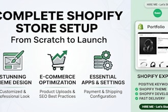provide shopify store setup