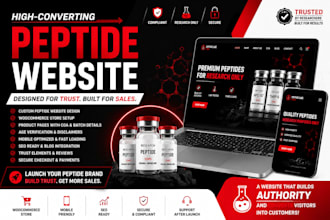 build fda complaint peptide website research woocommerce website peptide store