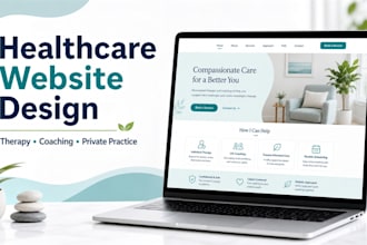 healthcare website design for anaesthesia, psychotherapy private practice clinic