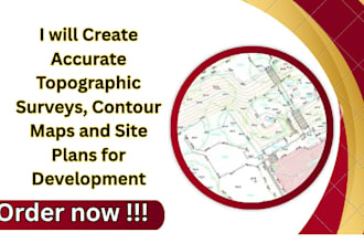 create accurate topographic surveys, contour maps and site plans for development