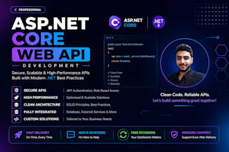 develop secure and scalable aspnet core web apis
