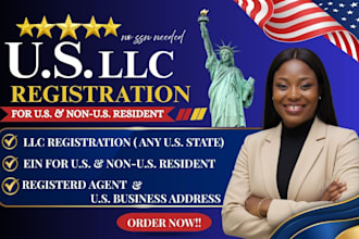 form US llc company, llc registration for, residents, non residents, llc, ein