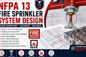 nfpa 13 fire sprinkler systems, shop drawings hydraulic calculation