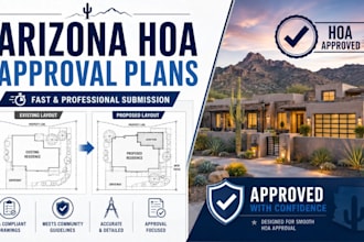 prepare arizona hoa approval drawings for home projects