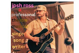 record powerful broadway style male vocals for your musical theatre
