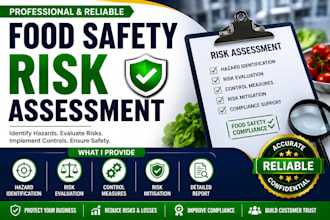 conduct food safety risk assessment and hazard analysis