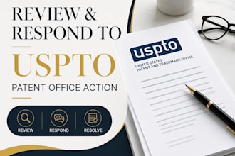 review and respond to your uspto design patent office action