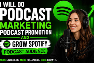 do podcast marketing, podcast promotion and grow spotify podcast audience