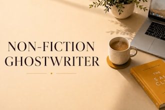 ghostwrite your premium nonfiction book or business guide