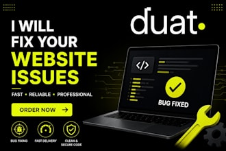 fix bugs in your website