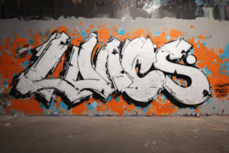 create made graffiti for your logo or your word