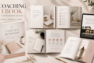 coaching ebook canva canva ebook course ebook canva real estate ebook design