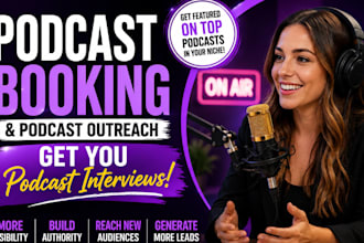 do podcast booking and podcast outreach to get you podcast interviews