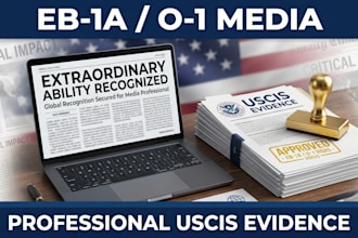 write and publish eb1 eb2 niw visa media article on reputable media sites