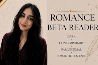 beta read your romance book