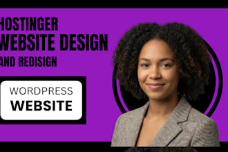 design a creative website with hostinger and horizon