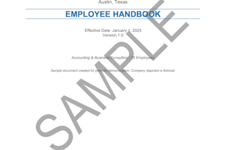 create a custom employee handbook for your US business
