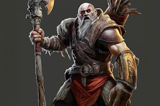 develop character design and concept art for your game