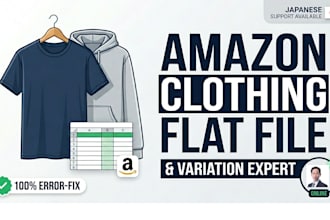 be your amazon flat file expert for clothing and variations