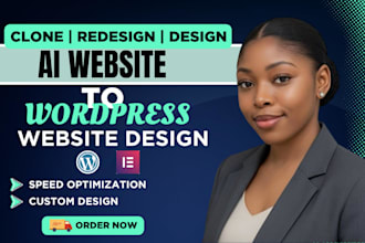 convert ai mockup, chatgpt, claude, figma loveable design into wordpress website