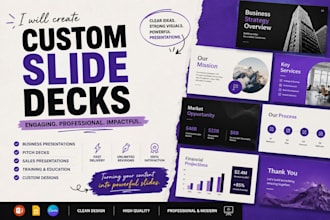 create a custom slide deck presentation