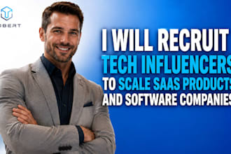 recruit tech influencers to scale saas products and software companies