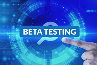 beta test manual test user test your saas website app with detailed QA feedback