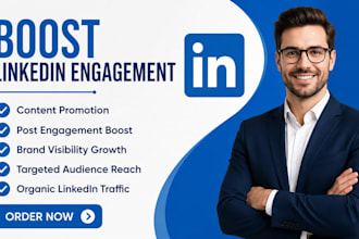 promote linkedin post or content to boost engagement with influencer marketing