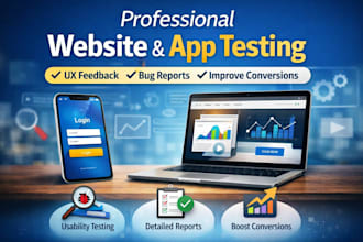 test review your website or app and report UX feedback