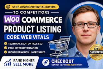 fix woocommerce SEO, technical issues, schema and product rankings,