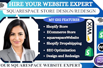 squarespace website,design or revamp squarespace website,squarespaced evelopment