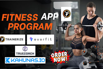 set up trainerize everfit truecoach and upload your workout plan