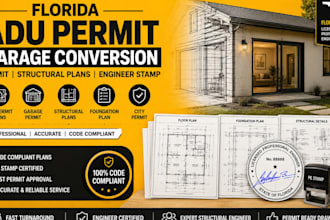 florida adu permit garage conversion permit engineer stamp structural plans code