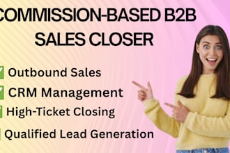 be your sales development, outreach, lead generation and closer