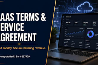 write professional saas agreements, terms of service and tech contracts