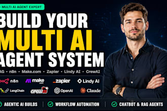 multi ai agent openclaw lindy ai with claude code n8n makecom zapier automation