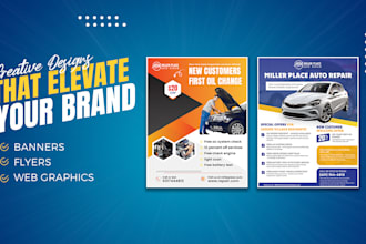 design modern business flyers and brochures