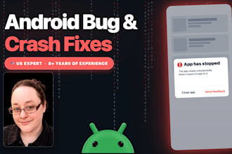 fix android app crashes, bugs and gradle errors