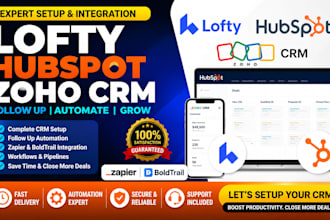 setup lofty hubspot zoho crm followup boss kvcore boldtrail zapier integration
