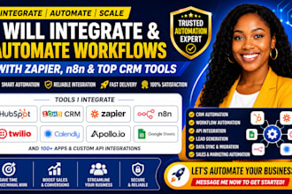 integrate hubspot zoho with twilio asana apollo calendly n8n zapier integration