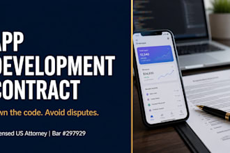 prepare legally binding mobile app development contracts and eulas