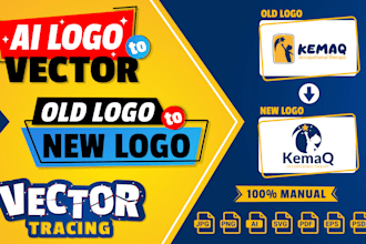 redraw, edit, trace, vectorize, ai logo to vector