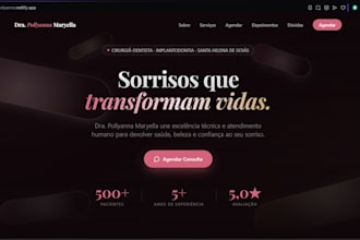professional landing page for instagram business