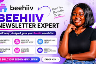 beehiiv newsletter automation beehiiv website and landing page design